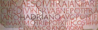 [red Wroxeter inscription]