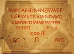 [Caerleon inscription]
